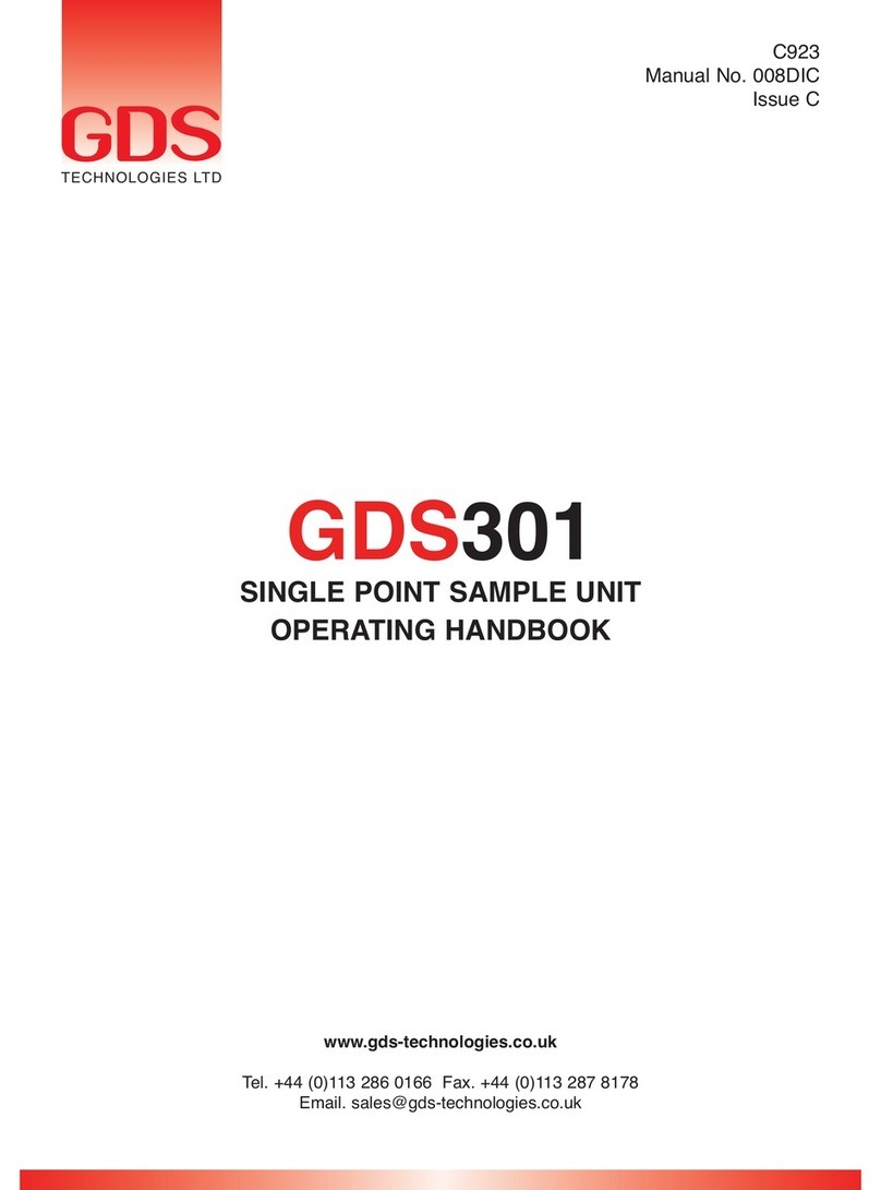 GDS 301 Operating handbook