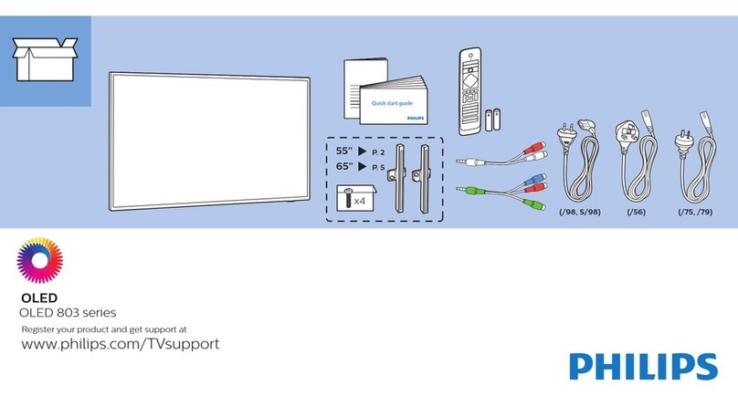 Philips OLED 803 series quick start guide