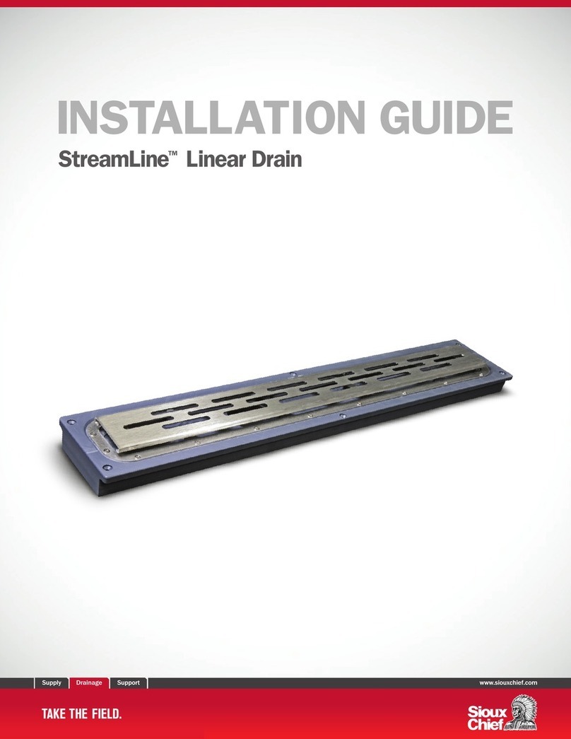 Sioux Chief StreamLine 823 Series installation guide
