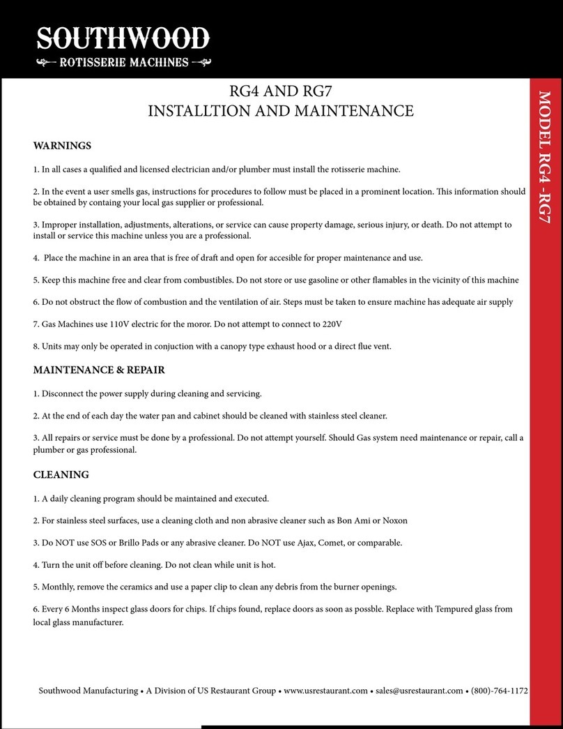 Southwood RG4 Installation and maintenance manual
