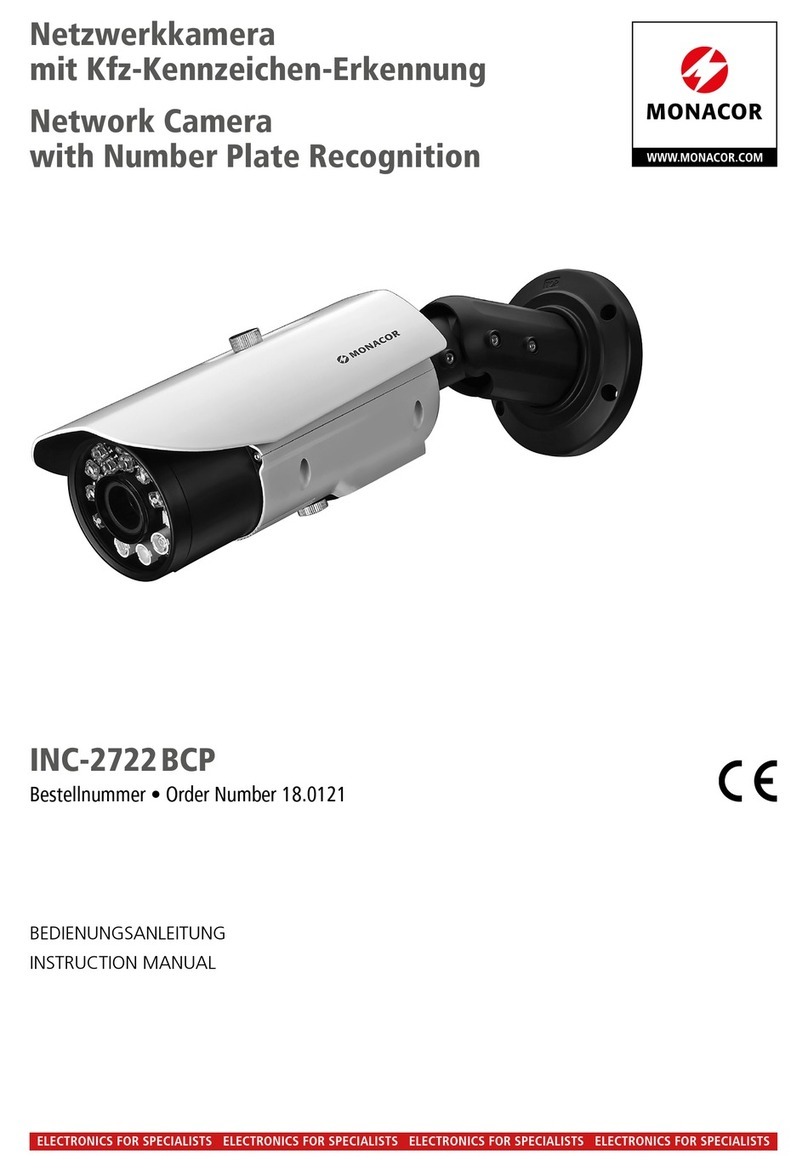 Monacor INC-2722BCP instruction manual