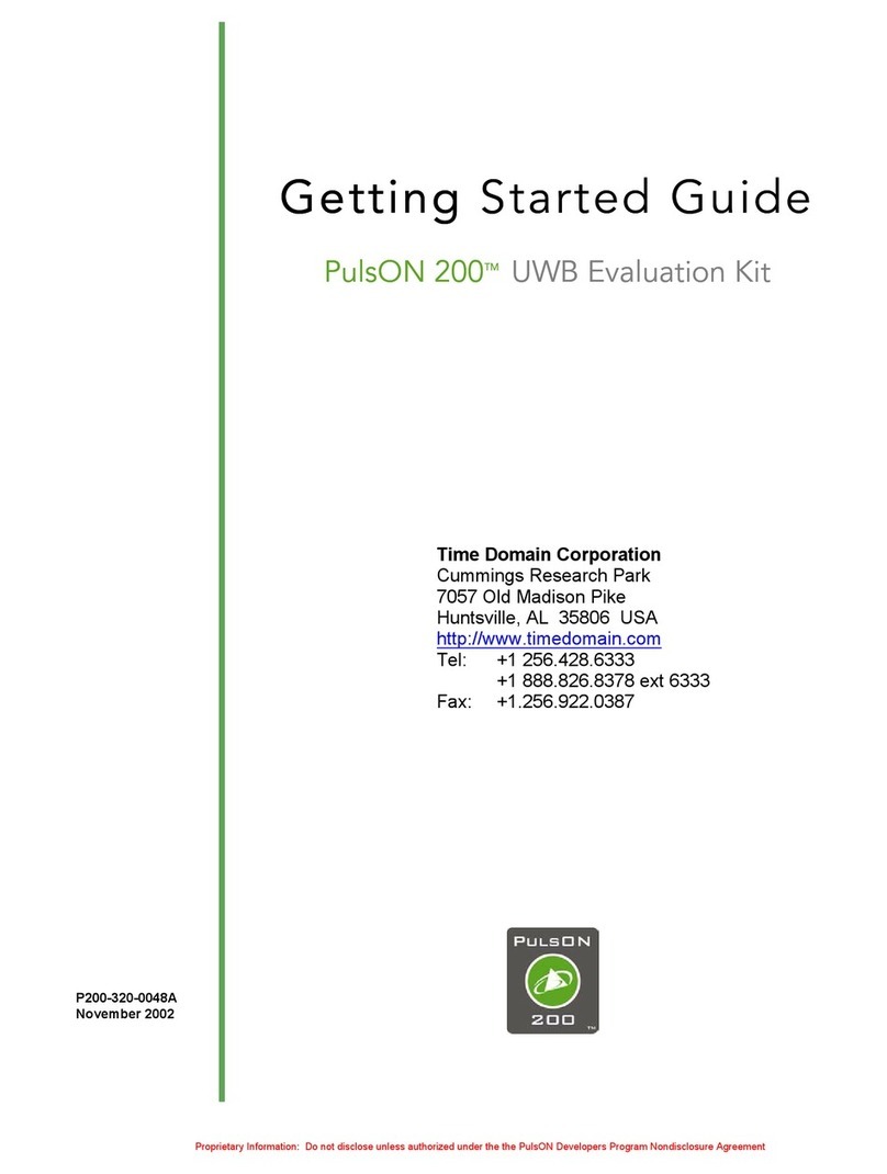 Time domain PulsON 200 Getting started guide