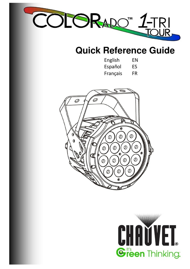 Chauvet Colorado 1 Tri IP Quick reference guide