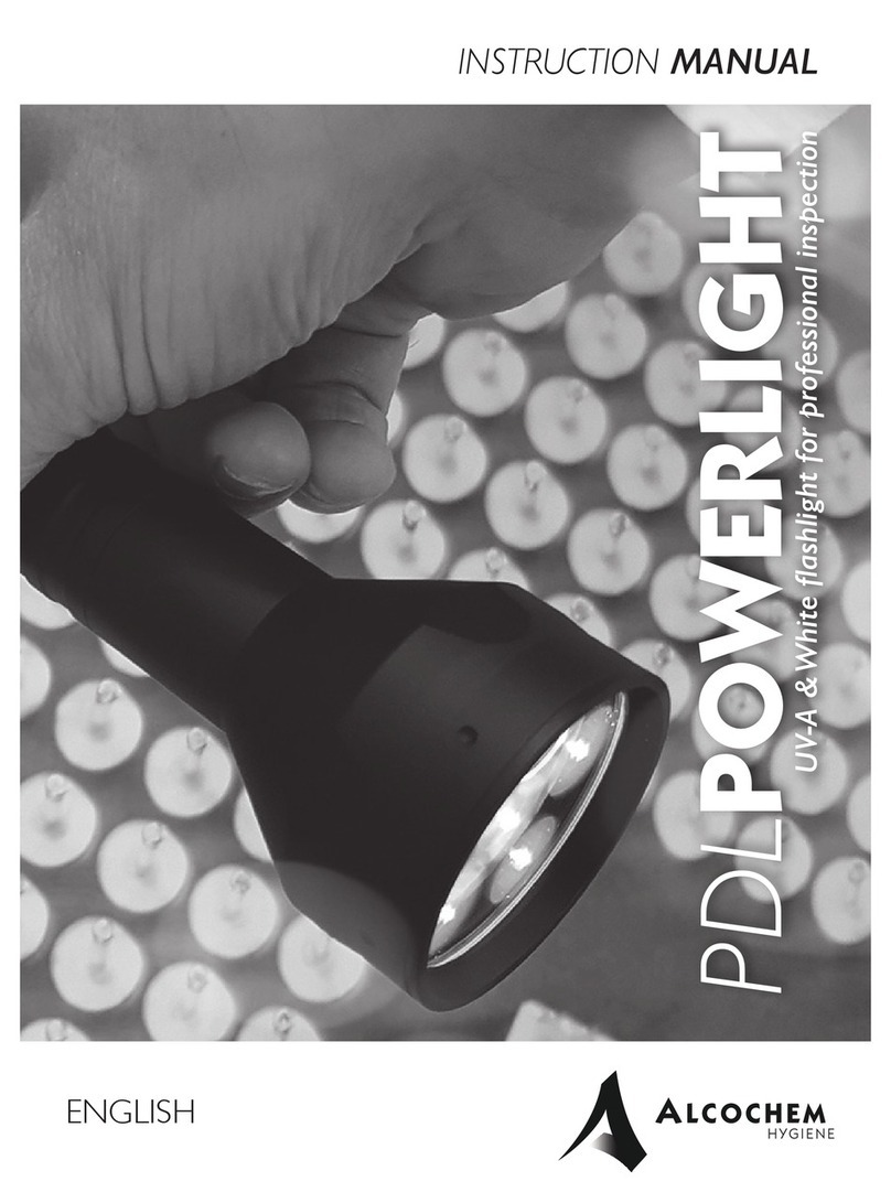 Alcochem Hygiene PDLPOWERLIGHT User manual