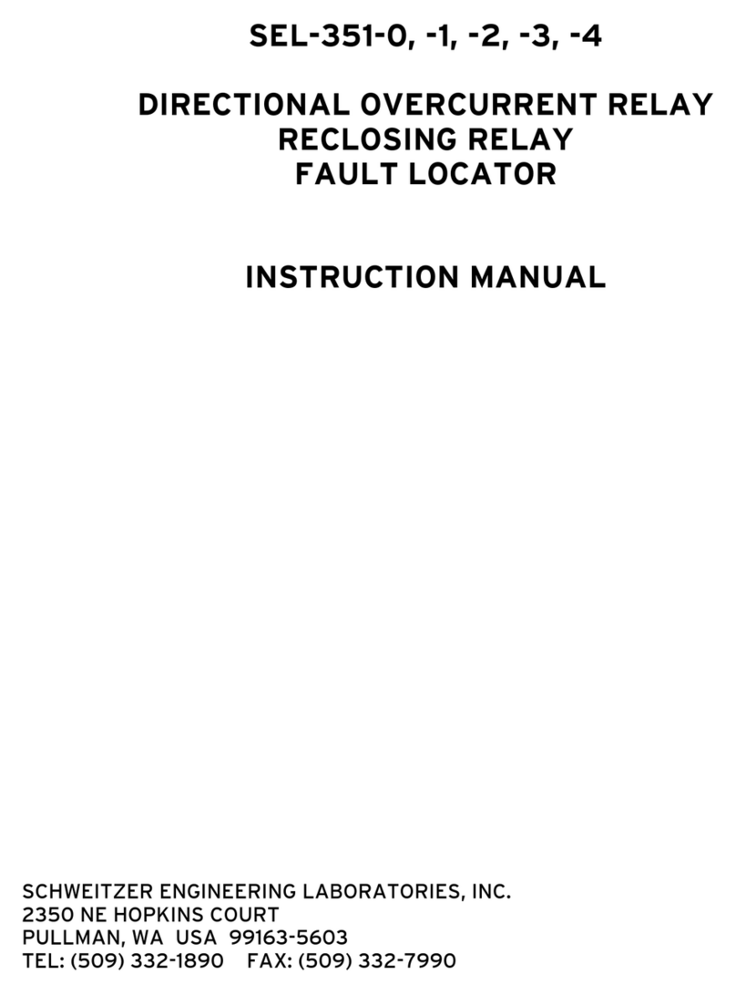 Schweitzer Engineering Laboratories SEL-351-1 instruction manual Schweitzer Engineering Laboratories SEL-351-1 instruction manual