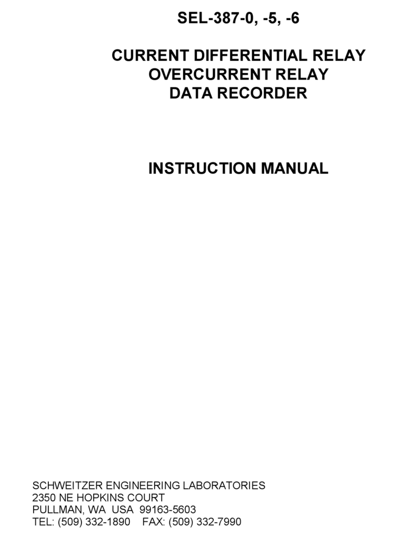 Schweitzer Engineering Laboratories SEL-387-0 instruction manual Schweitzer Engineering Laboratories SEL-387-0 instruction manual