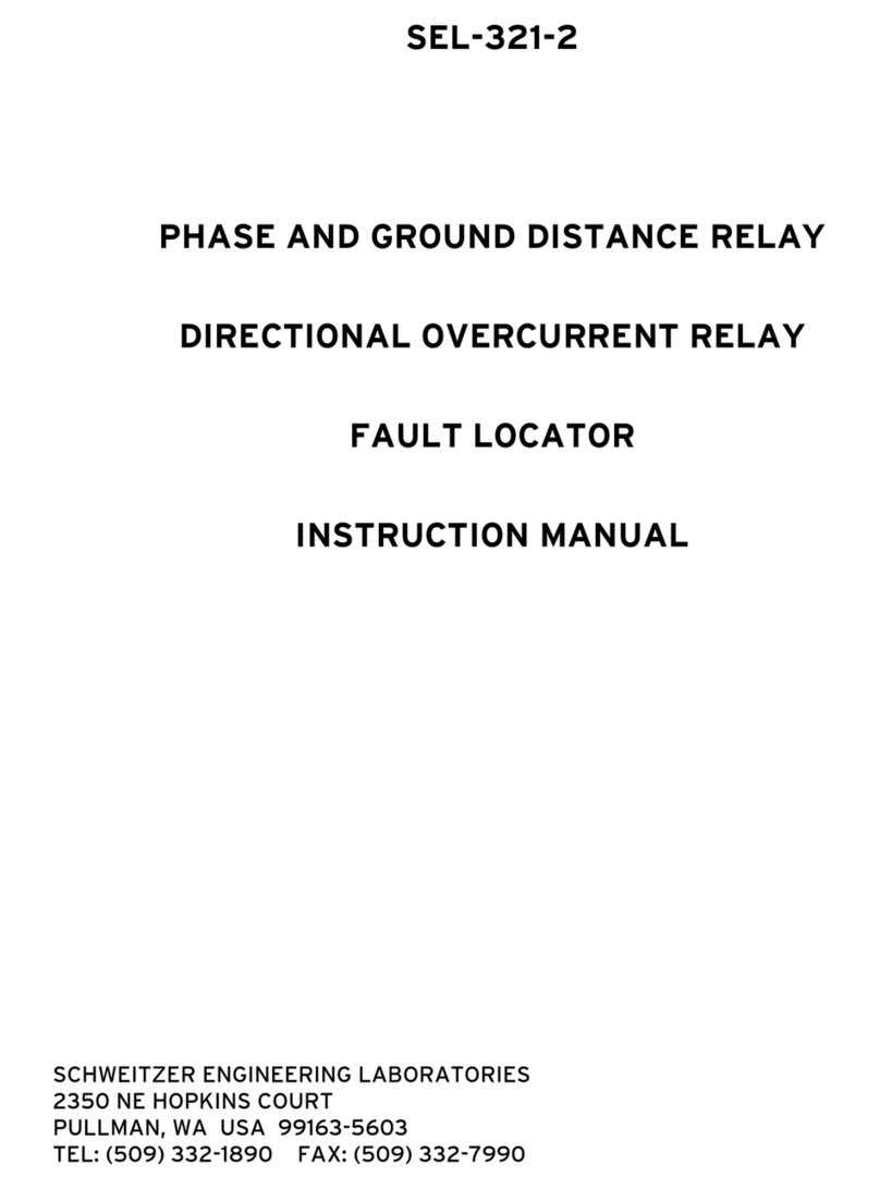 Schweitzer Engineering Laboratories SEL-321-2 User manual Schweitzer Engineering Laboratories SEL-321-2 User manual