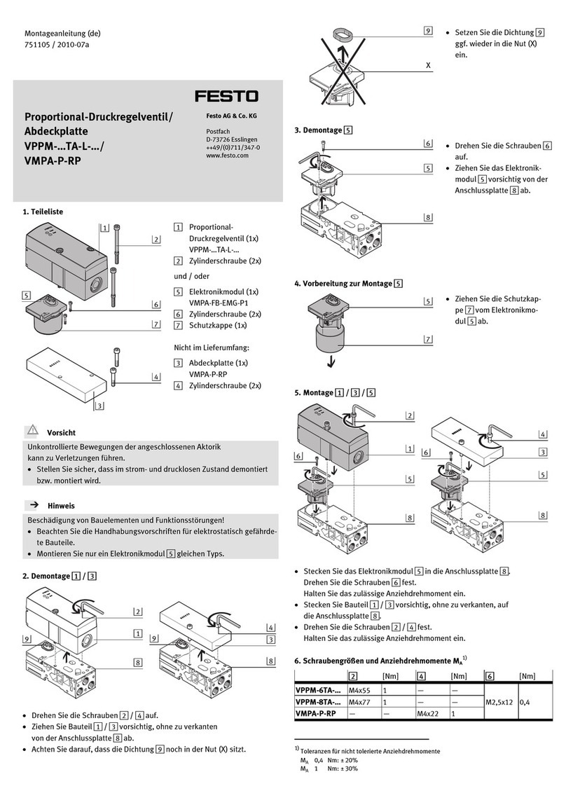 Festo VPPM-...TA-L Series User manual