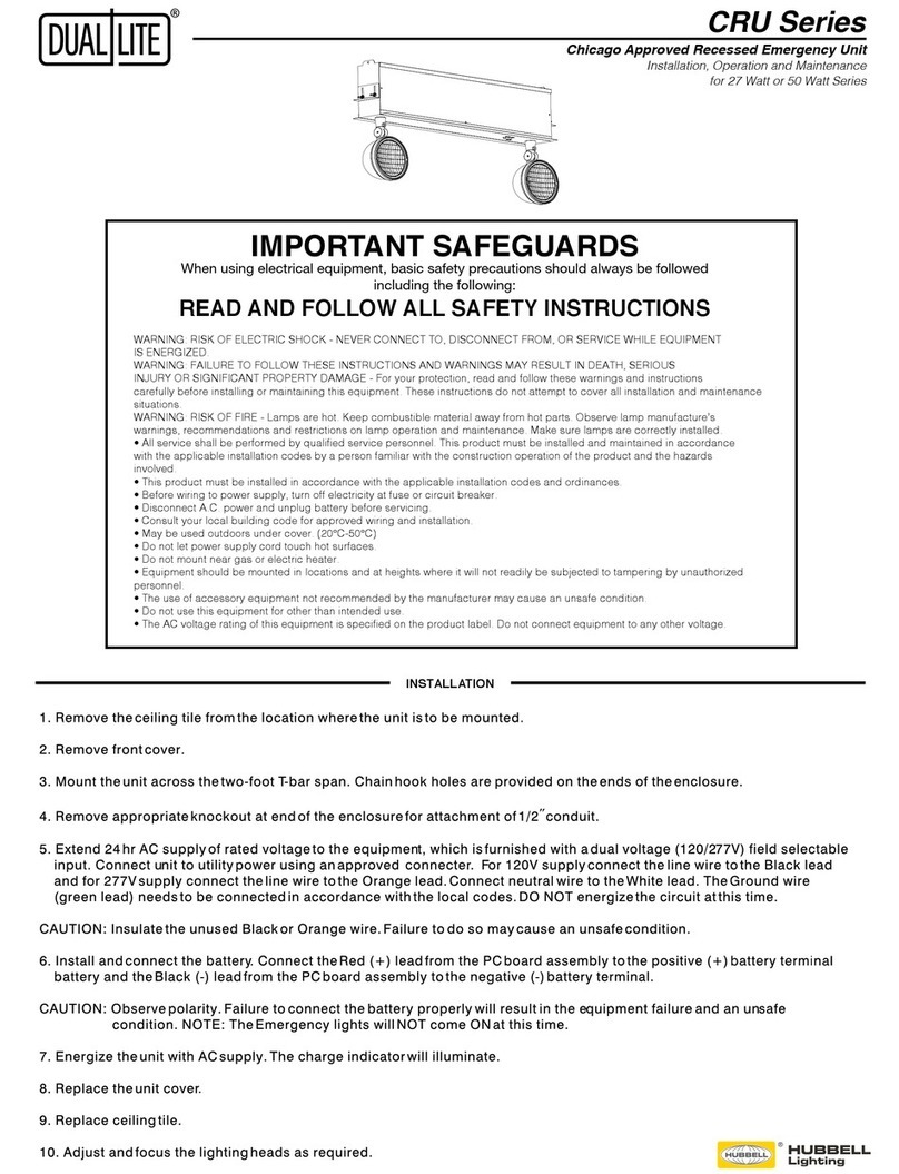 DualLite CRU Series manual