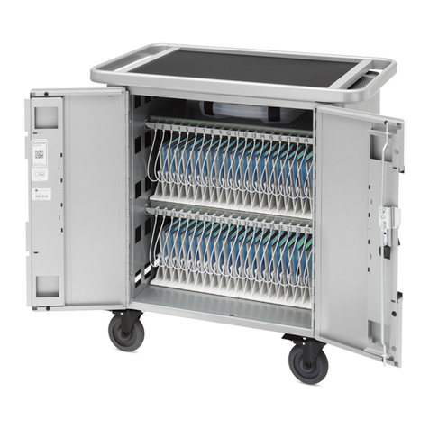 Bretford PowerSync+ Cart 40 User manual
