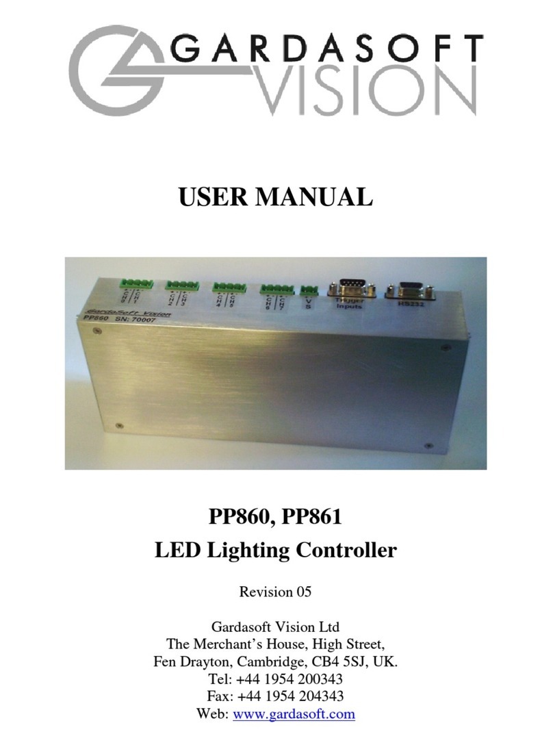 Gardasoft Vision PP860 User manual