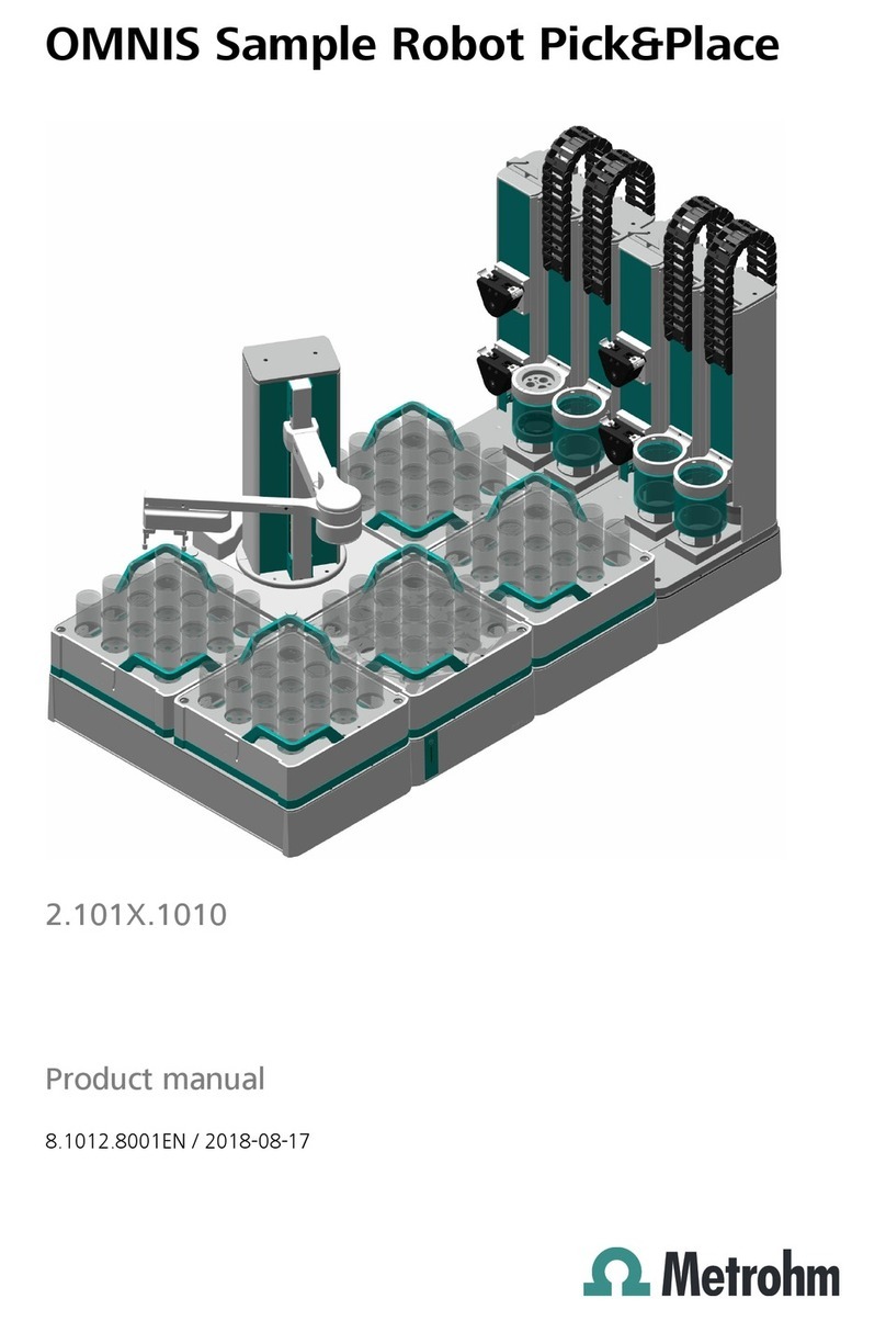 Metrohm OMNIS Sample Robot Pick&Place product manual