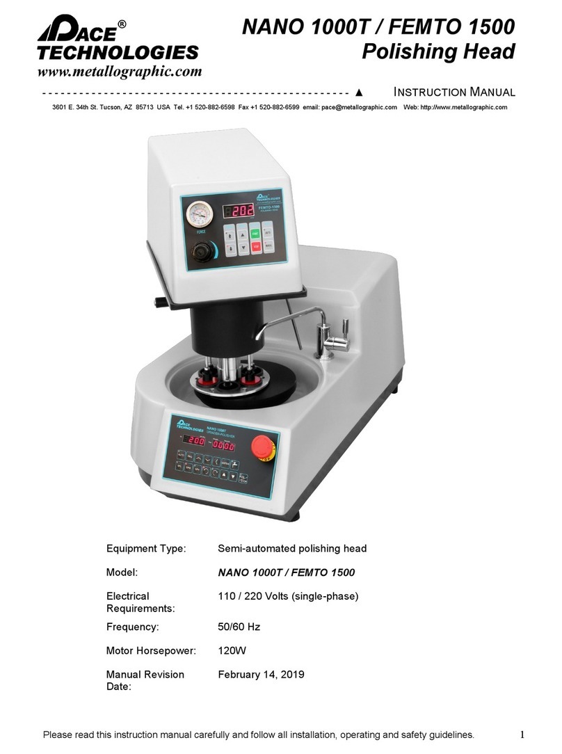 Pace Technologies NANO 1000T User manual