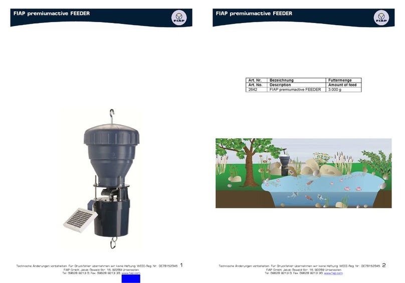 Fiap premiumactive FEEDER manual