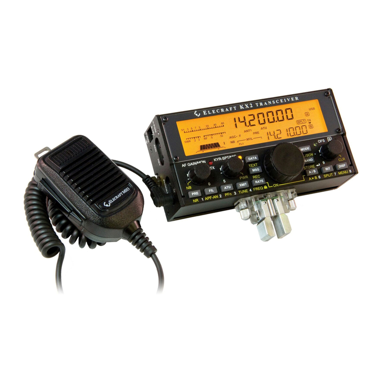 ELECRAFT KX2 User manual