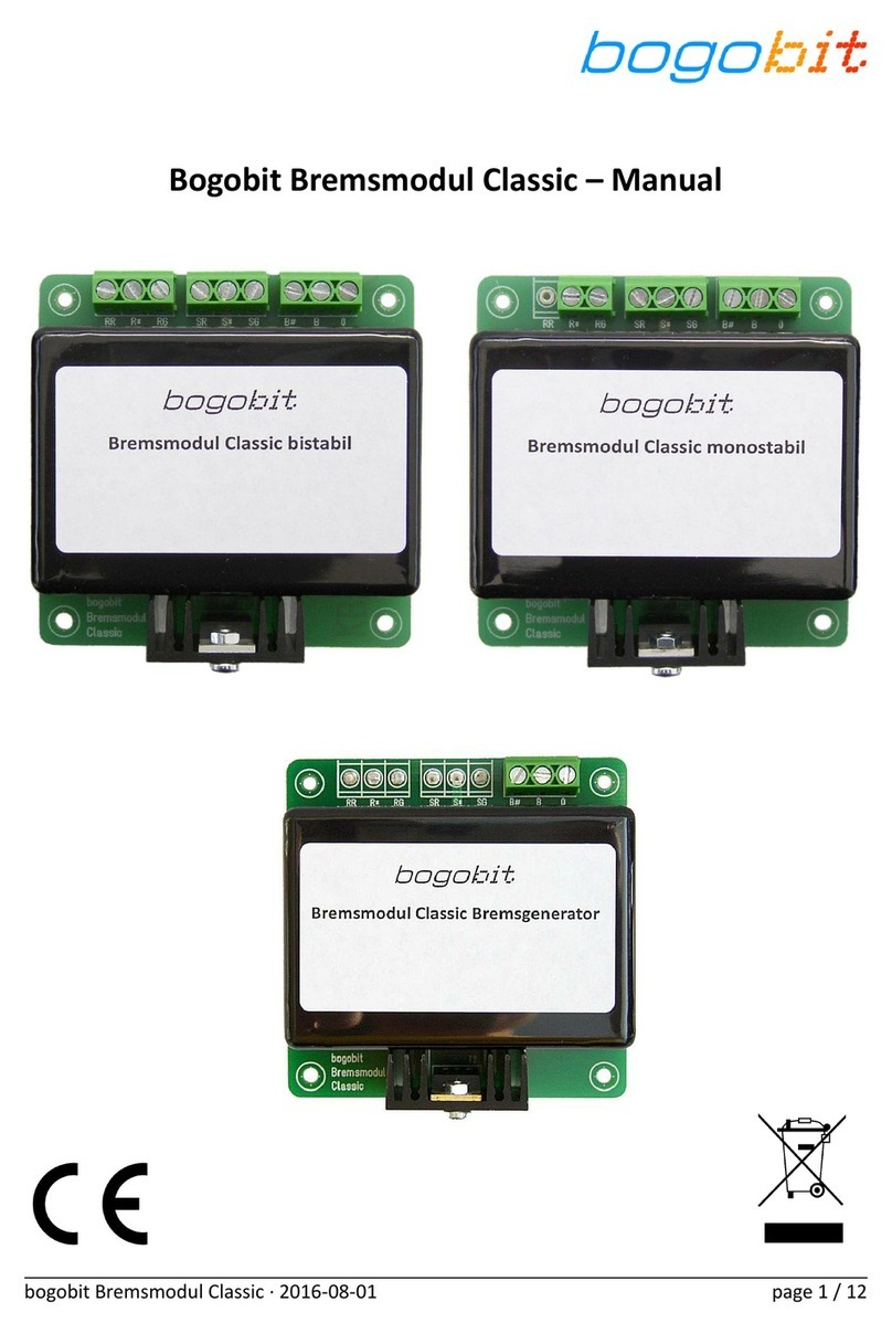 Bogobit Bremsmodul Classic Series User manual