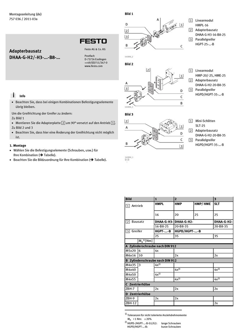 Festo DHAA-G-H2-...-B8 Series User manual