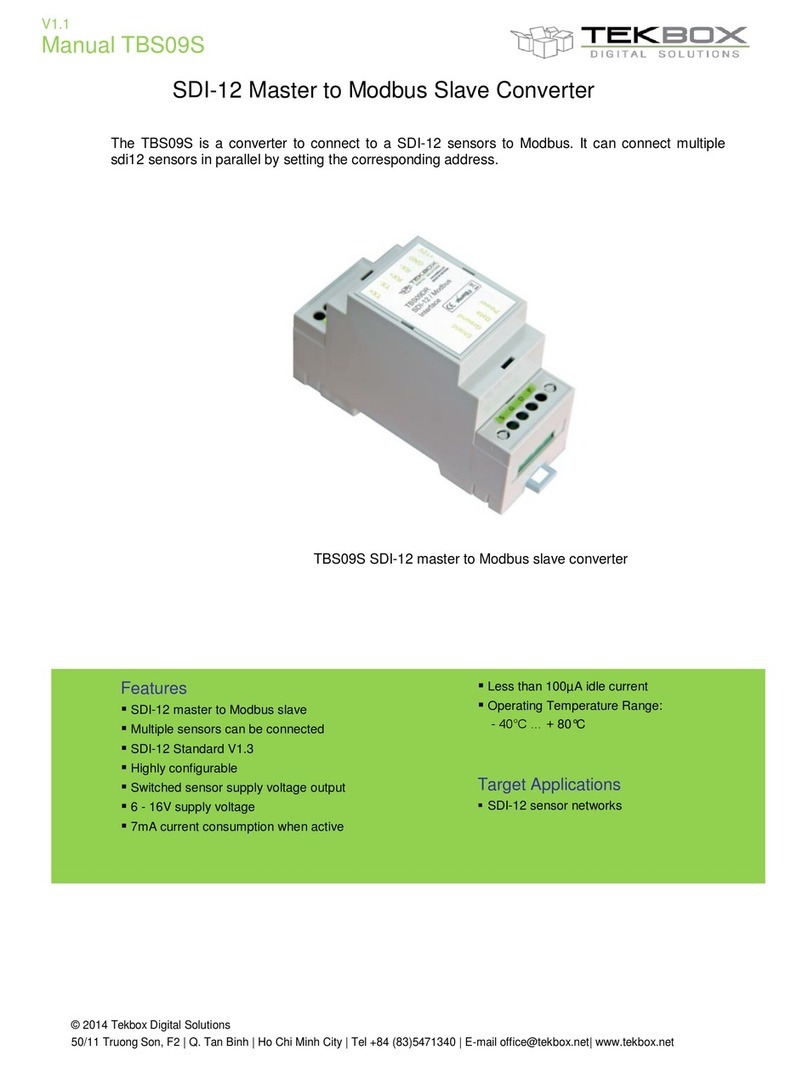 Tekbox SDI-12 manual