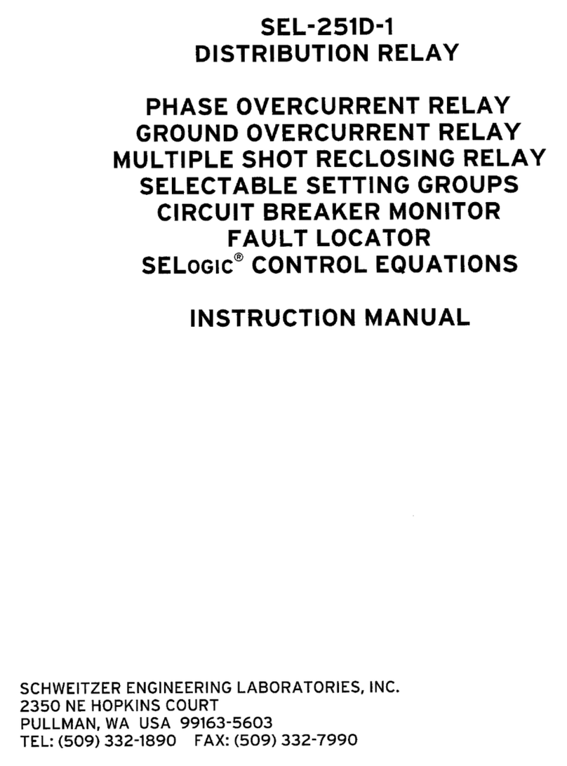 Schweitzer Engineering Laboratories SEL-251D-1 User manual