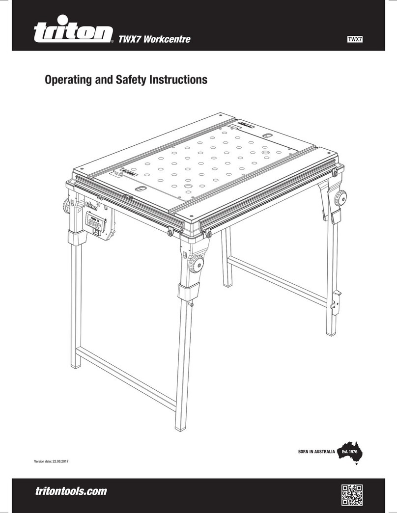 Triton TWX7 Operating and safety instructions