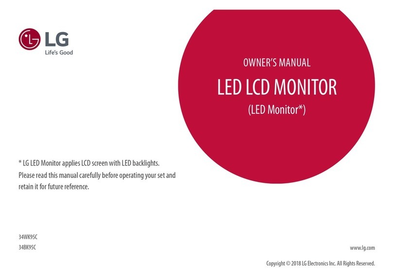 LG 34WK95C User manual