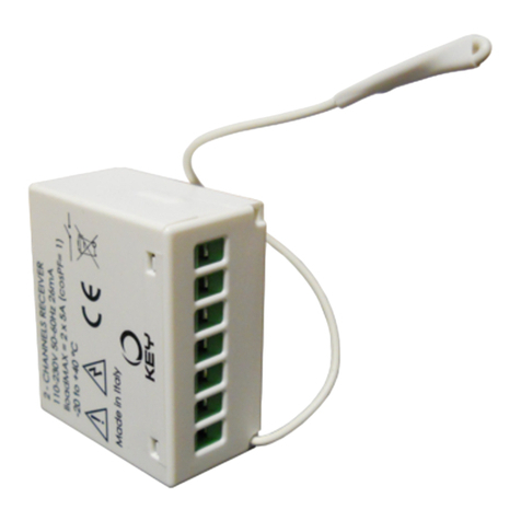Keyautomation RX2H Instructions and warnings for installation and use