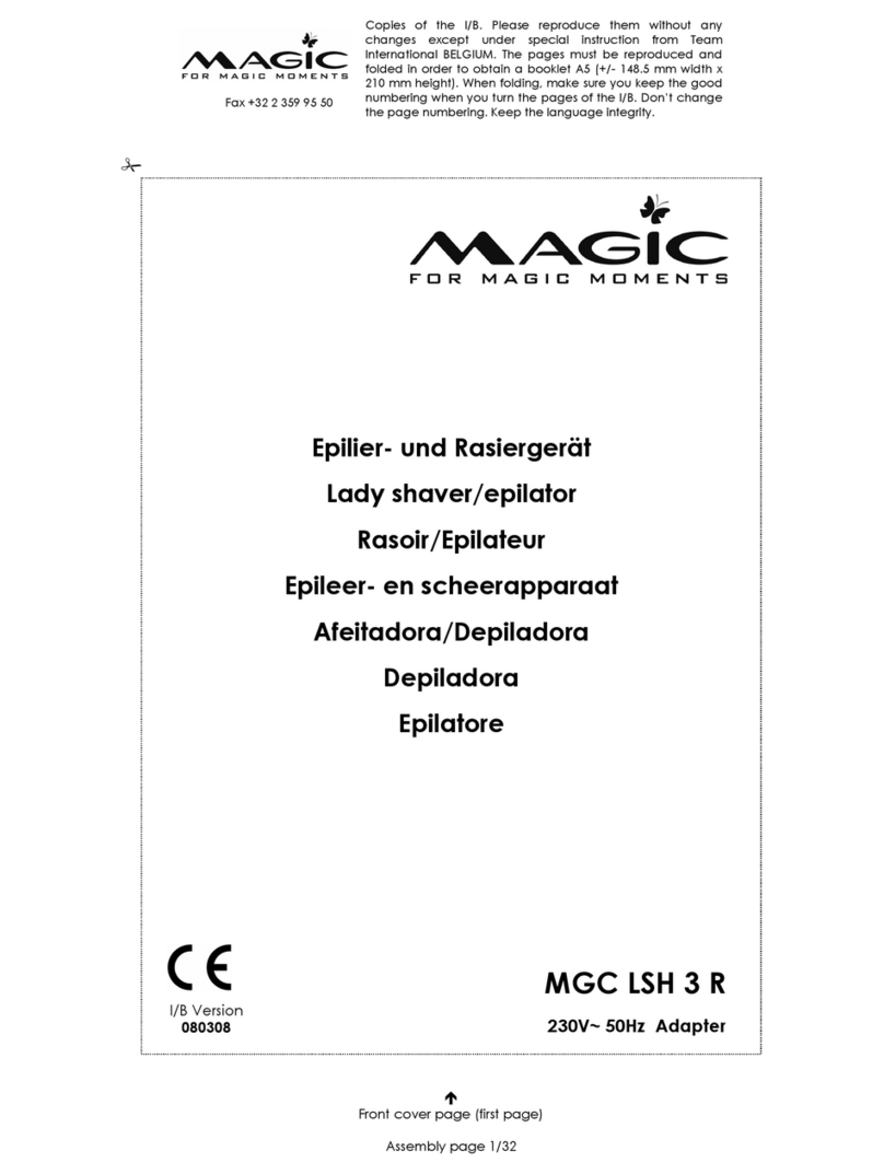 Magic MGC LSH 3 R operating instructions