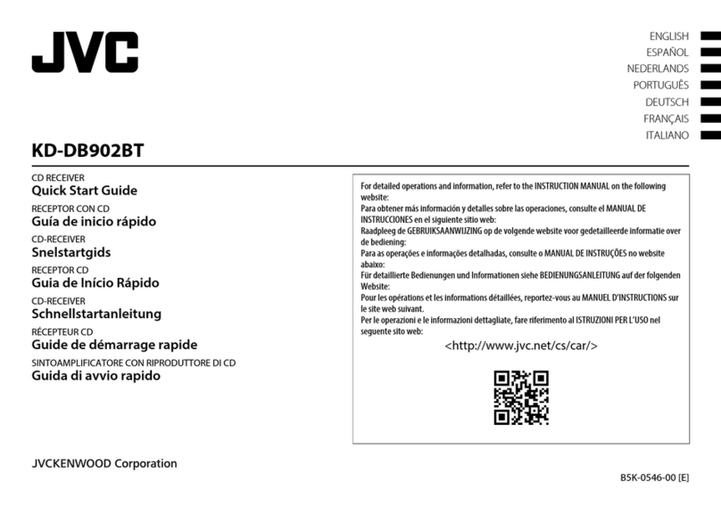 JVC KD-DB902BT User manual