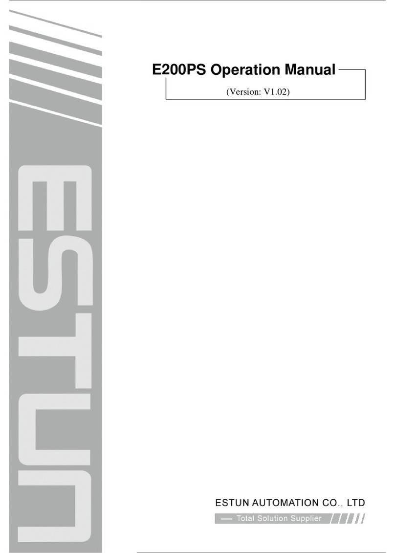 Estun E200PS Operation manual