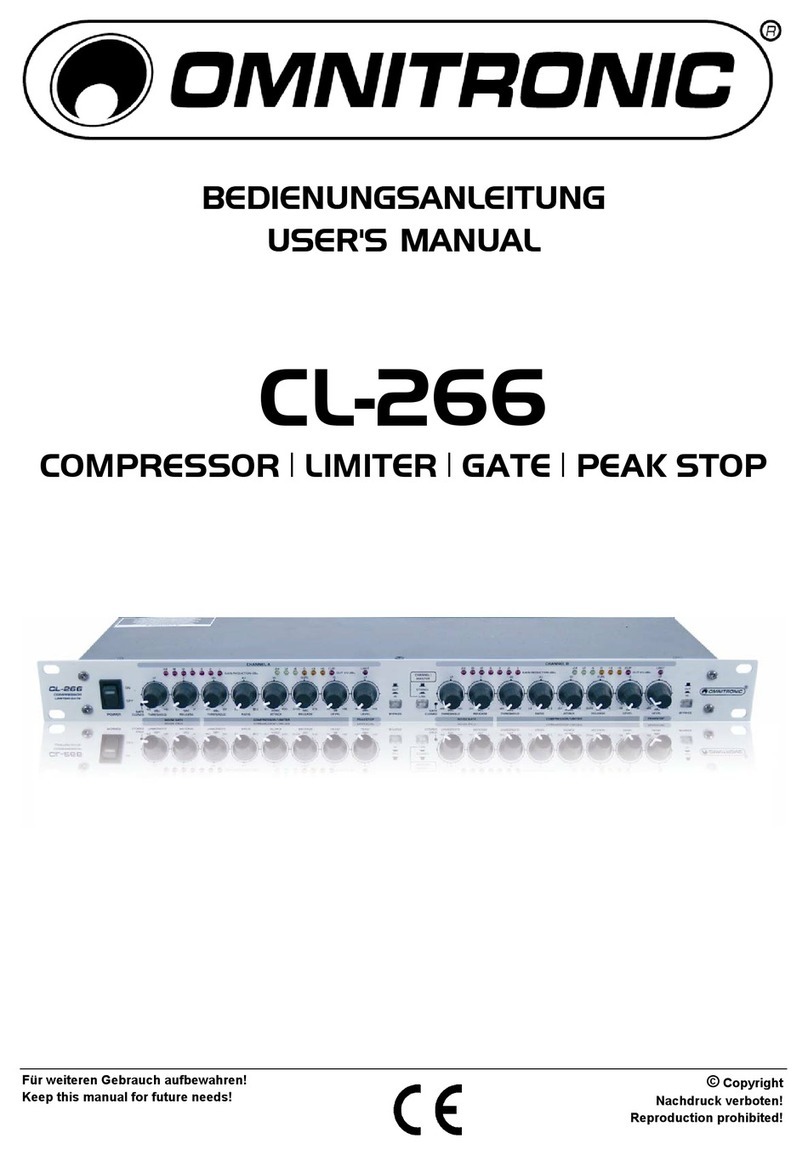 Omnitronic CL-266 user manual