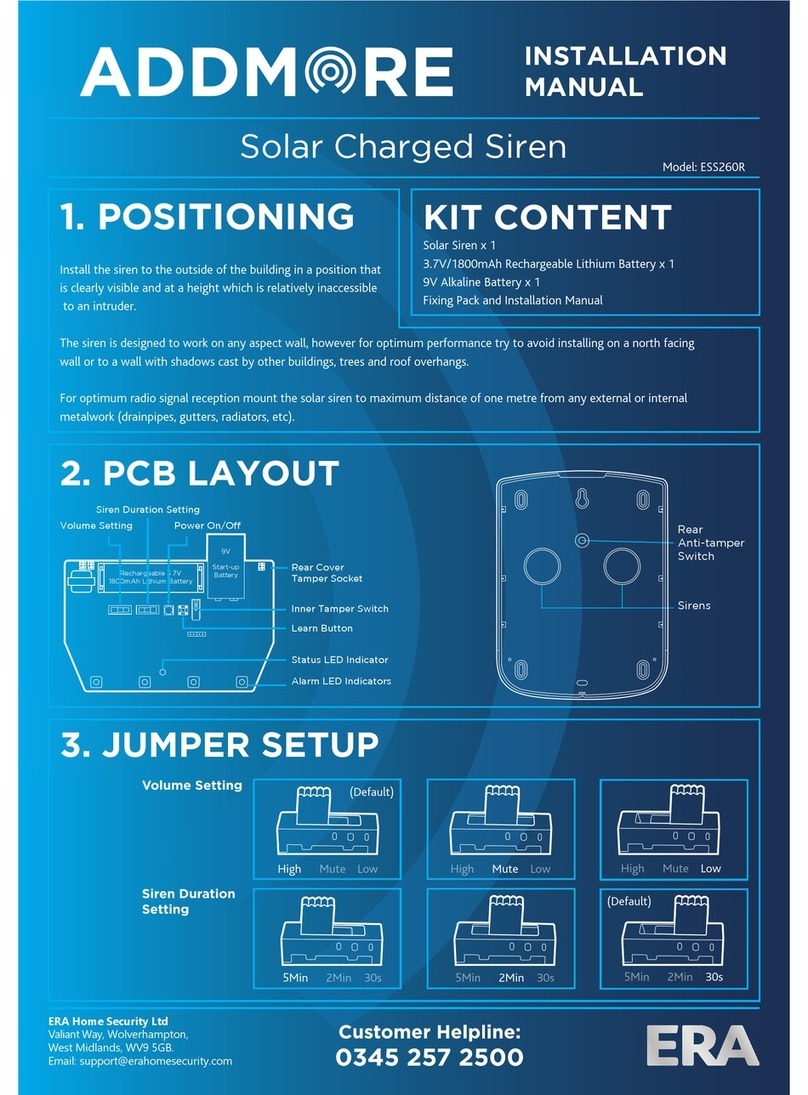 Addmore ESS260R installation manual