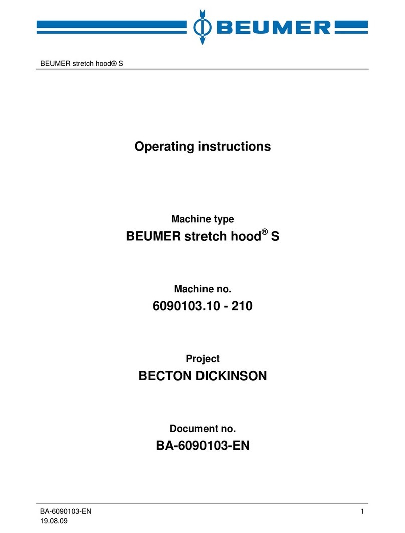 Beumer stretch hood S operating instructions