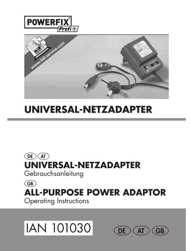 Powerfix Profi 10245-1 operating instructions