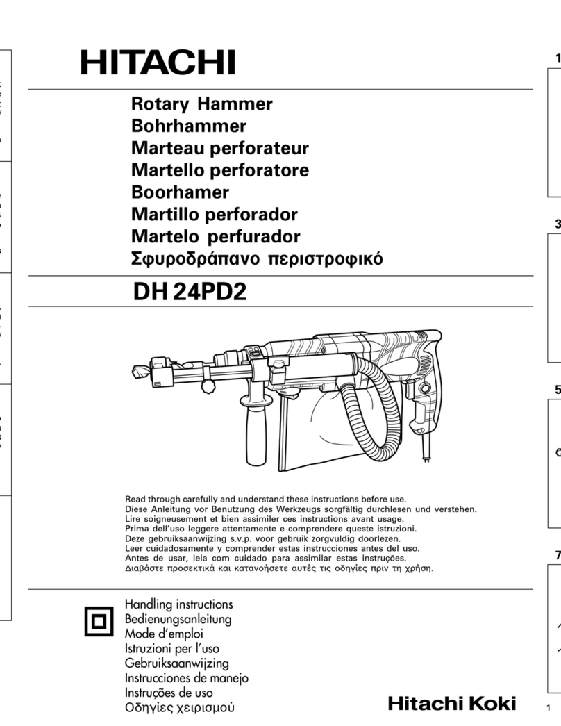 Hitachi DH 24PD2 User manual