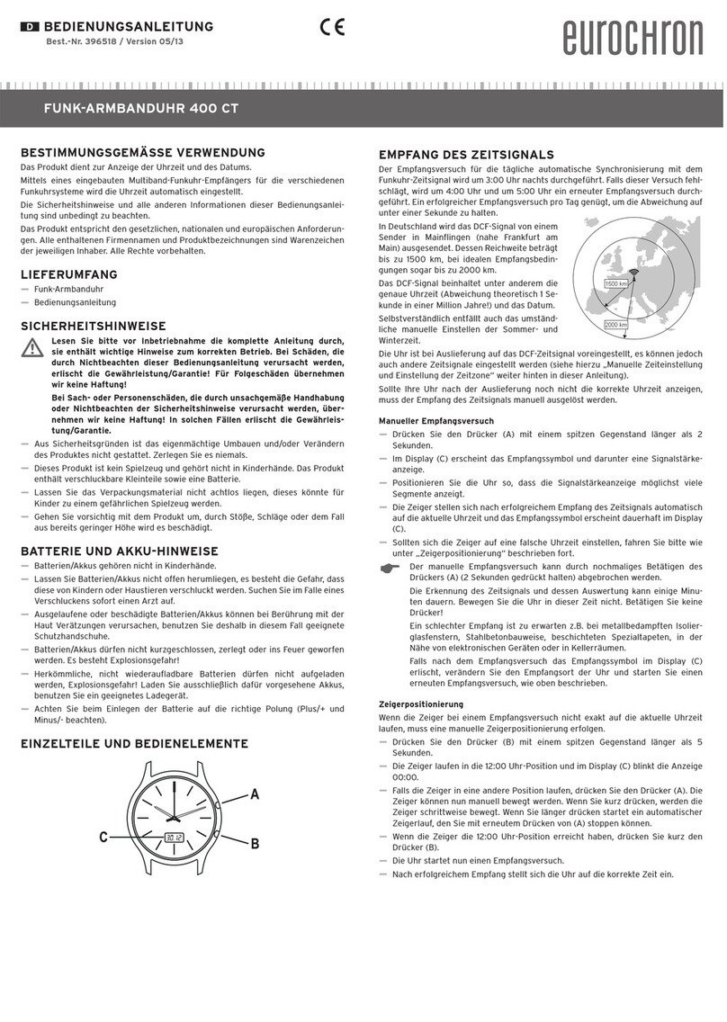 Eurochron 400 CT operating instructions