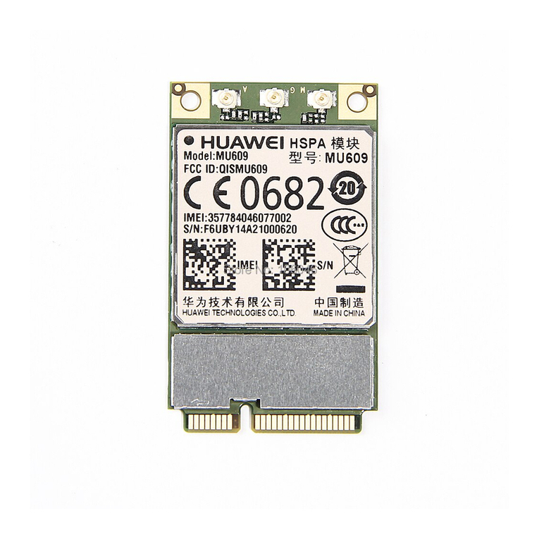 Huawei MU609 Installation instructions