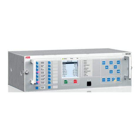 ABB RELION REF615R Installation and operation manual