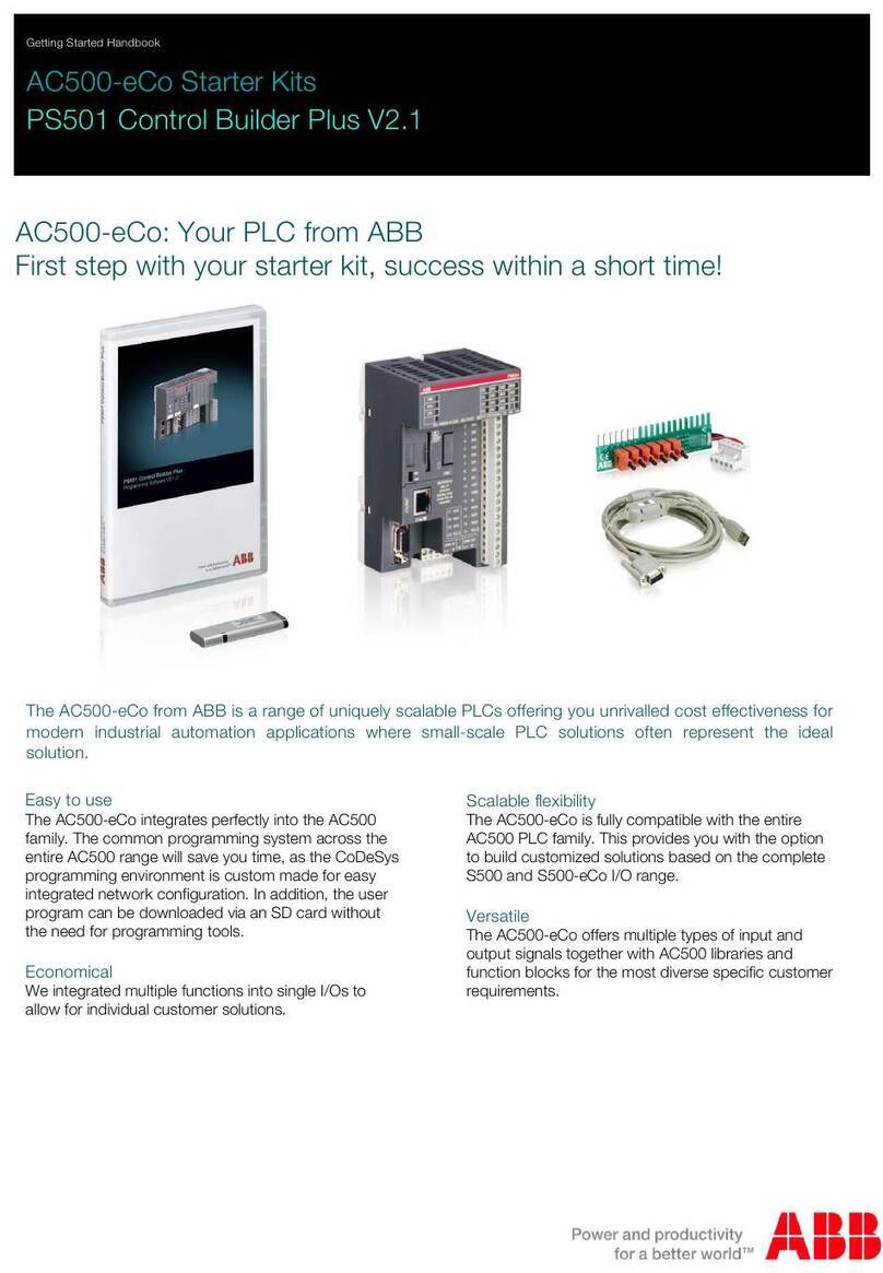 ABB AC500-eCo Series User manual ABB AC500-eCo Series User manual