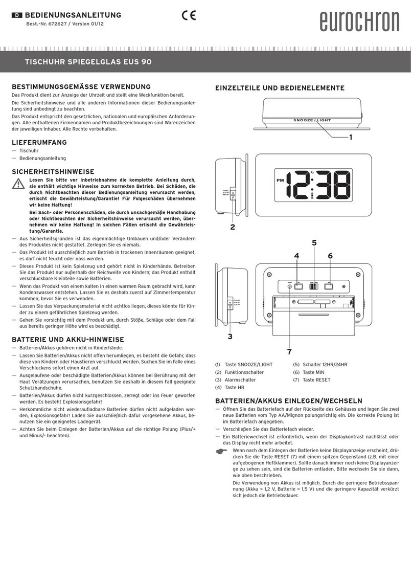 Eurochron EUS 90 operating instructions Eurochron EUS 90 operating instructions