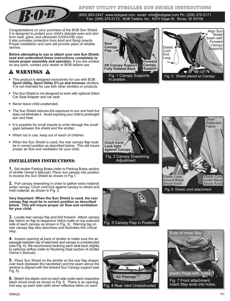 BOB Sun Shield User manual