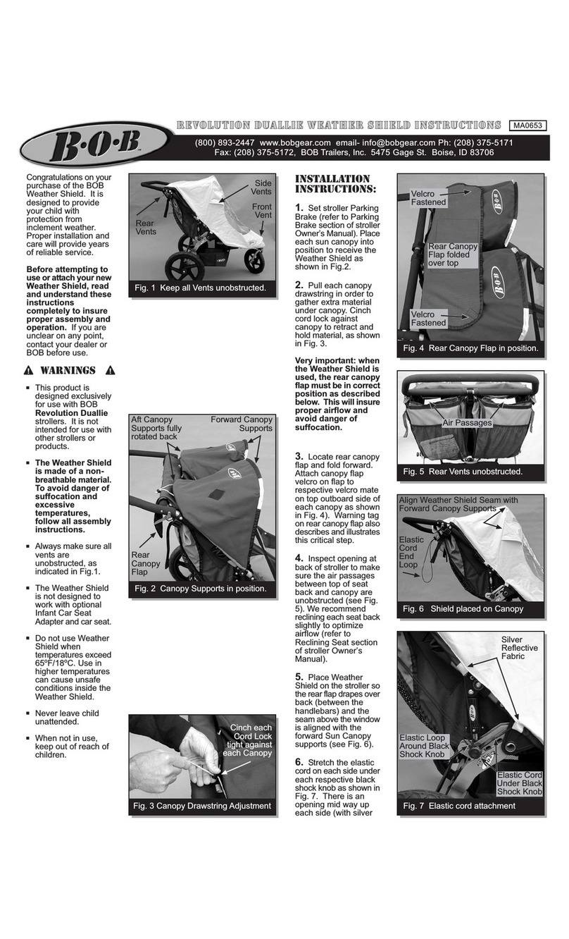 BOB Weather Shield instructions BOB Weather Shield instructions
