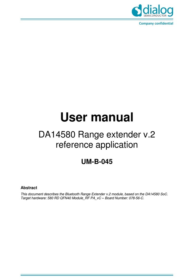 Dialog Semiconductor DA14580 User manual