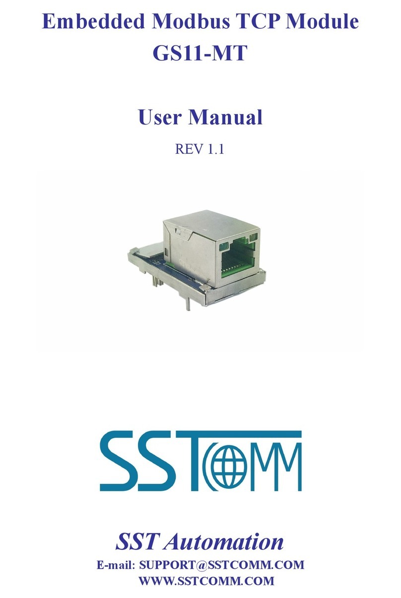 SST Automation GS11-MT User manual