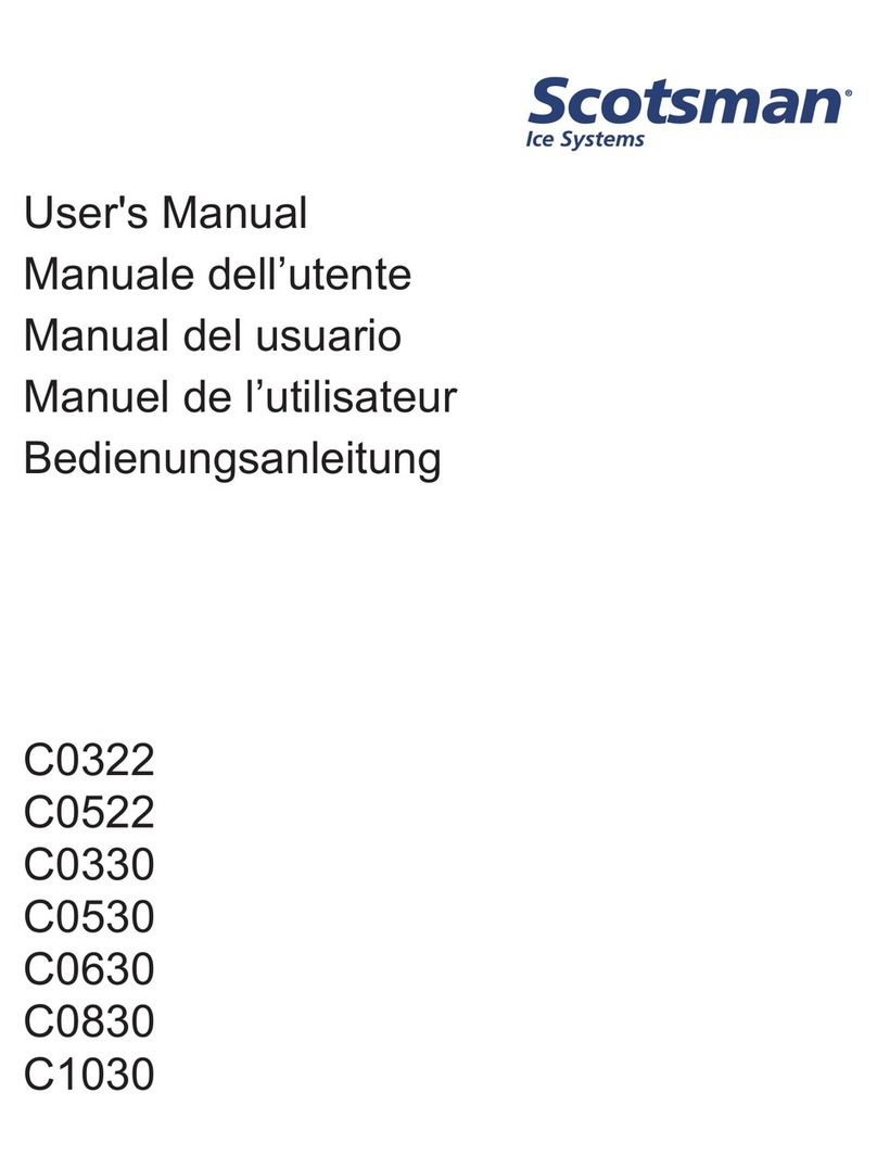 Scotsman 300 lb Cube Ice Machine C0322 user manual