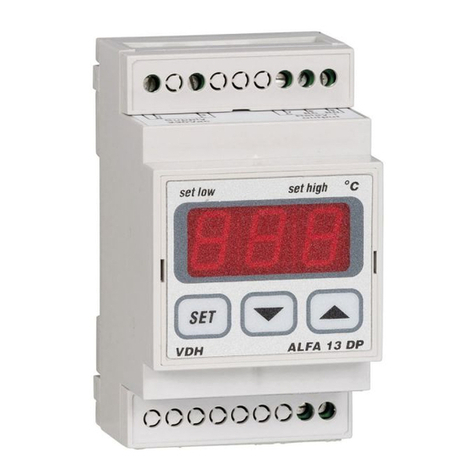 VDH ALFA 13 DP Pt100 User manual