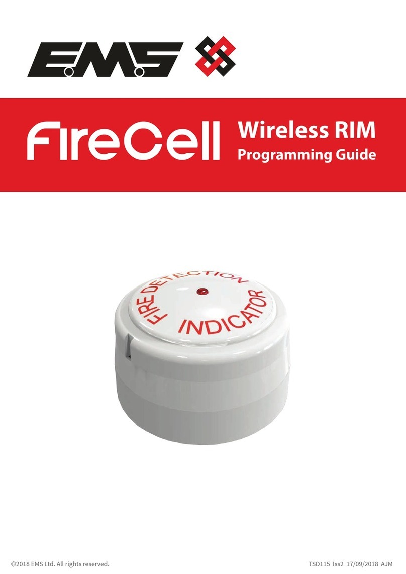 EMS FireCell FCZ-170-111 Programming guide