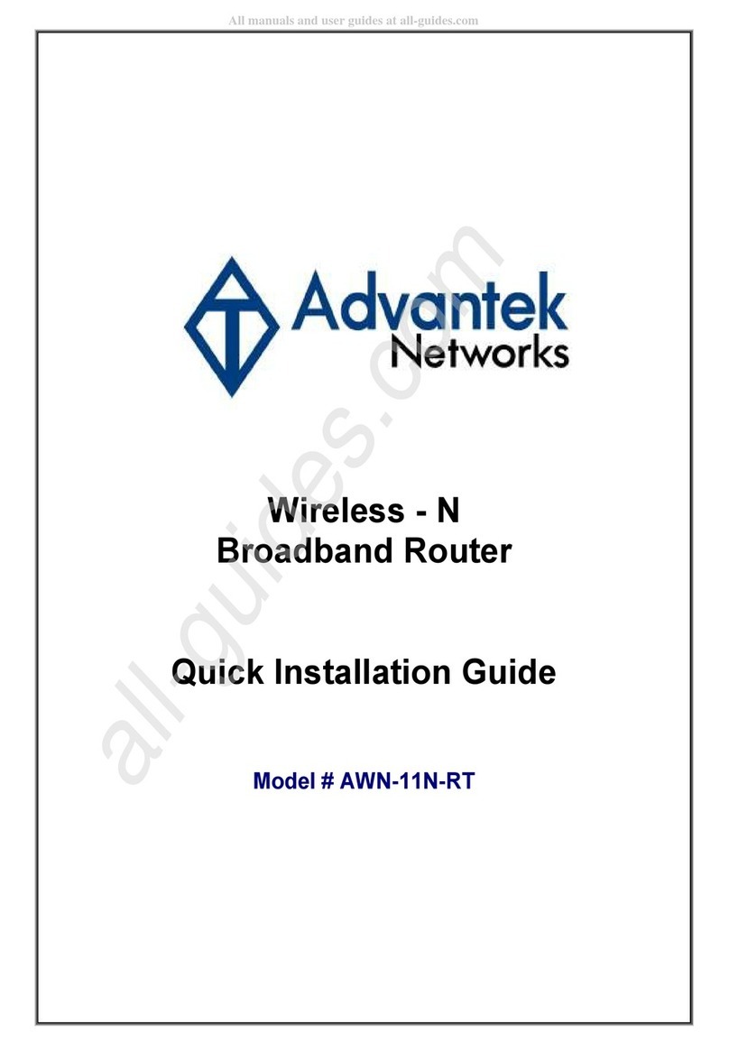 Advantek Networks AWN-11N-RT User manual