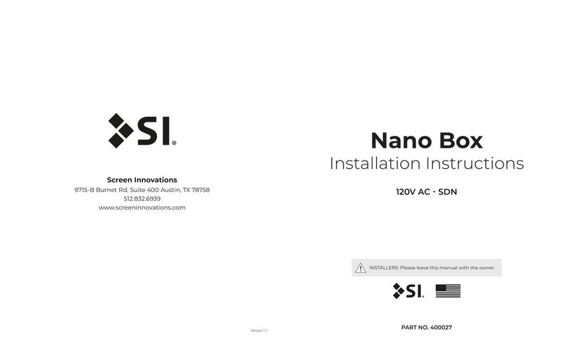 Screen Innovations Nano Box installation instructions