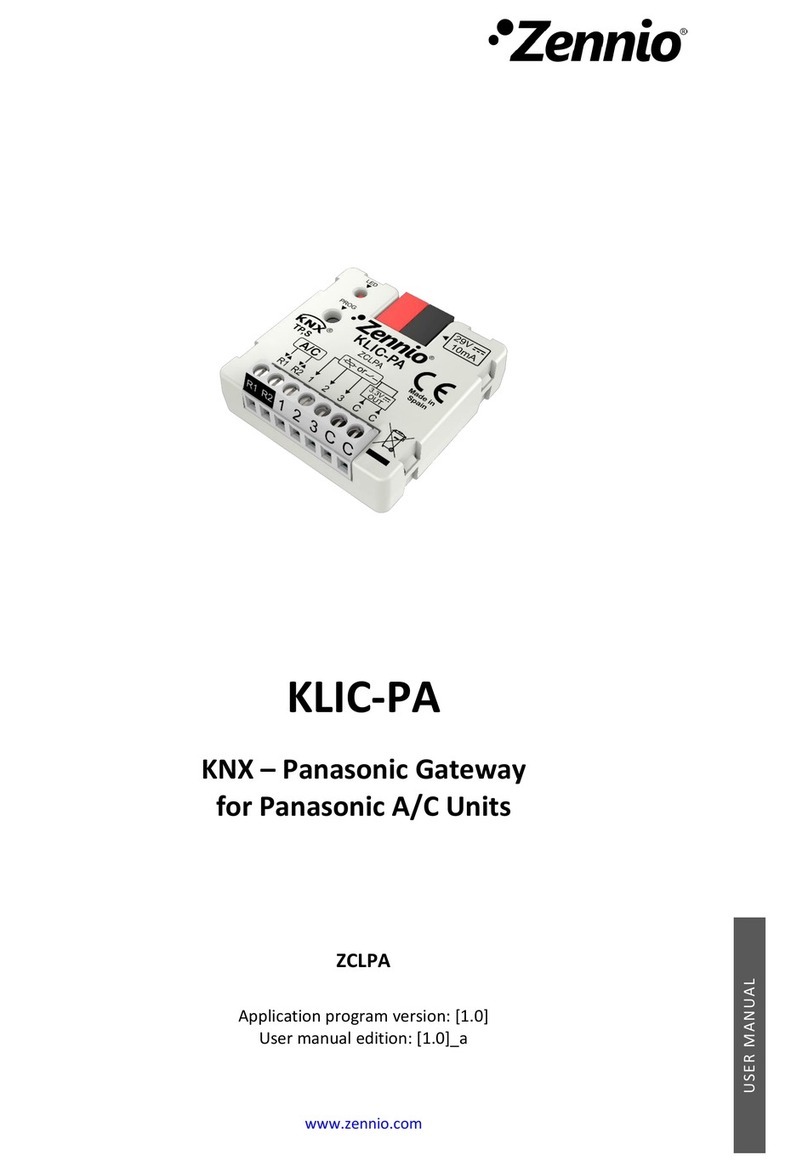 Zennio KLIC-PA user manual