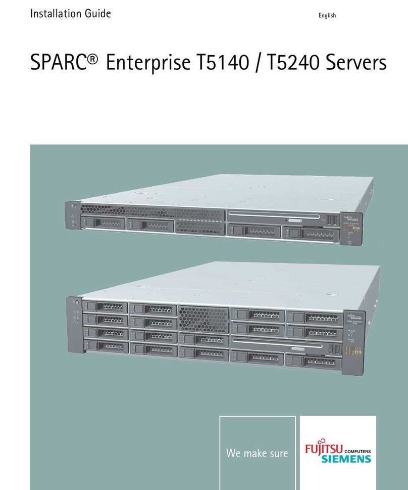 Fujitsu Siemens Computers SPARC Enterprise T5140 User manual